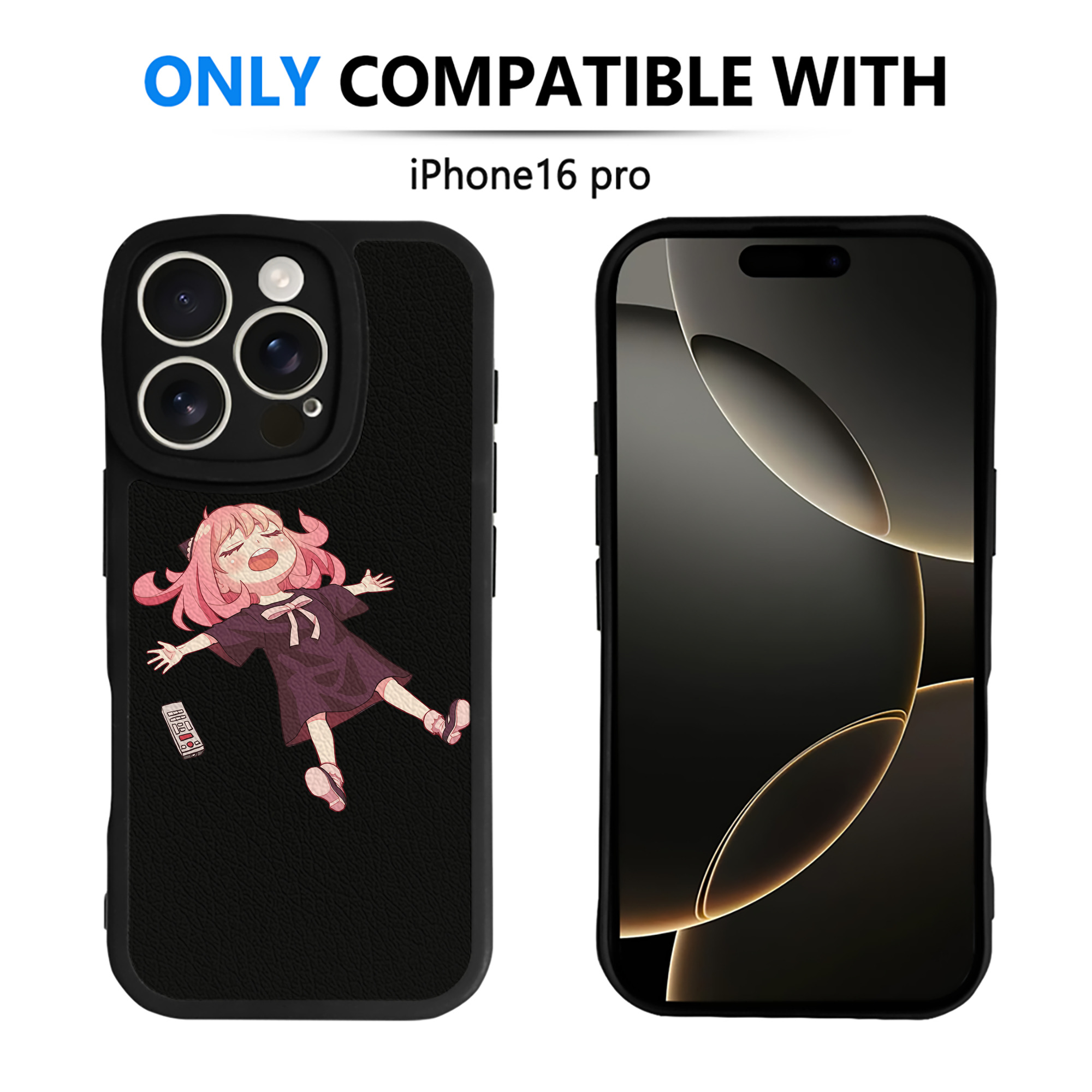 （画像用） SPY×FAMILY间谍家家酒 【iPhone 16シリーズ対応】シリコンスマホケース（レザー調） 材質：シリコン